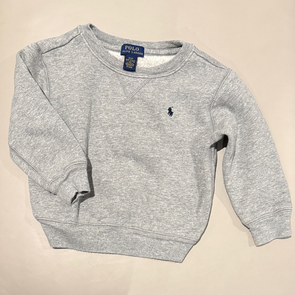 Polo by Ralph Lauren Heather Gray Crewneck